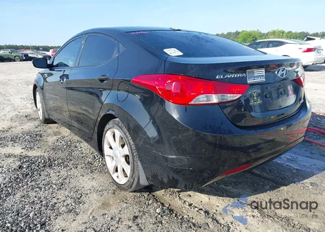 2013 Hyundai Elantra Limited from USA, damaged, VIN 5NPDH4AE6DH420527